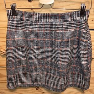 Wool Tweed Mini Skirt Size Small/ Medium